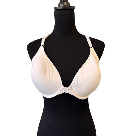 NEW MACY’S B.TEMPTED Inspired Eyelet Front Close T-Shirt Bra Size 36DD - Picture 3 of 7